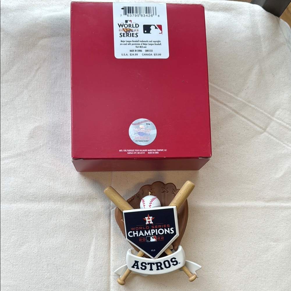 Hallmark Keepsake Houston Astros World Series Champions 2022 Ornament MLB